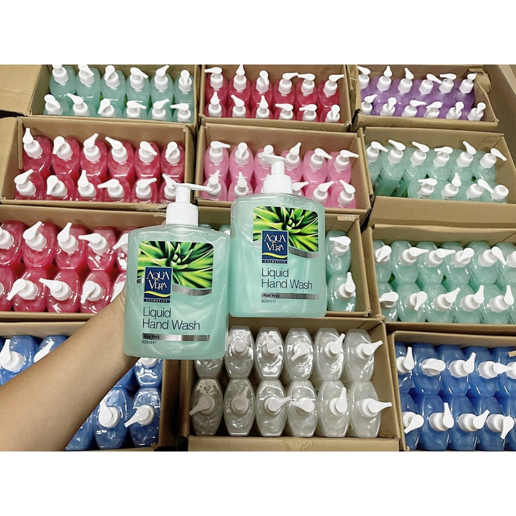 Combo 5 chai nước rửa tay aqua Vera 500ML