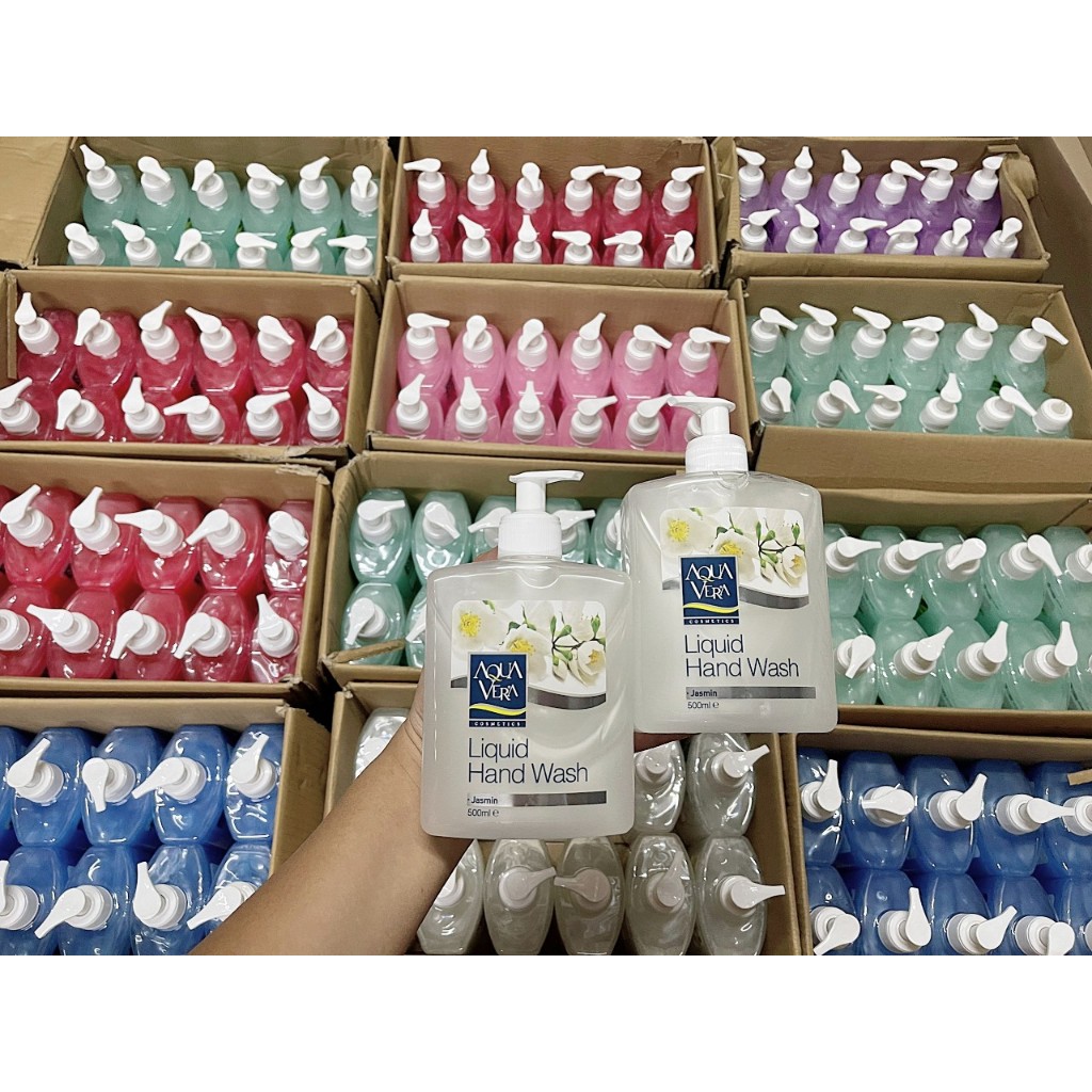Combo 5 chai nước rửa tay aqua Vera 500ML