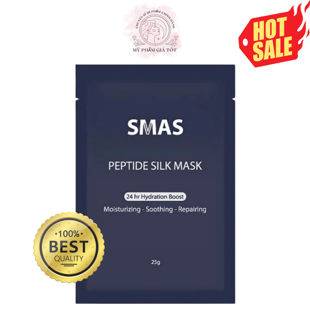 Mặt nạ SMAS Peptide Silk Mask phục hồi da Nhật Bản