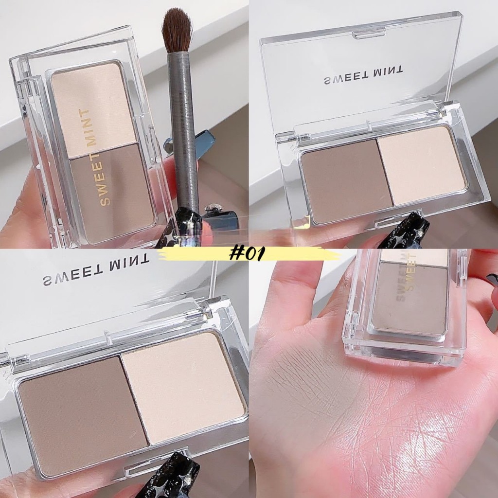 Phấn Tạo Khối Bắt Sáng SWEET MINT Mini Lâu Trôi Tiện Dụng