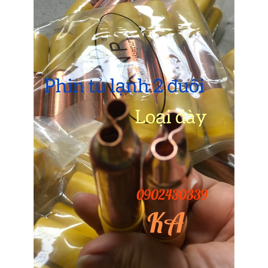 Phin lọc gas tủ lạnh Thái Lan cao cấp hai đuôi - 2 chuôi