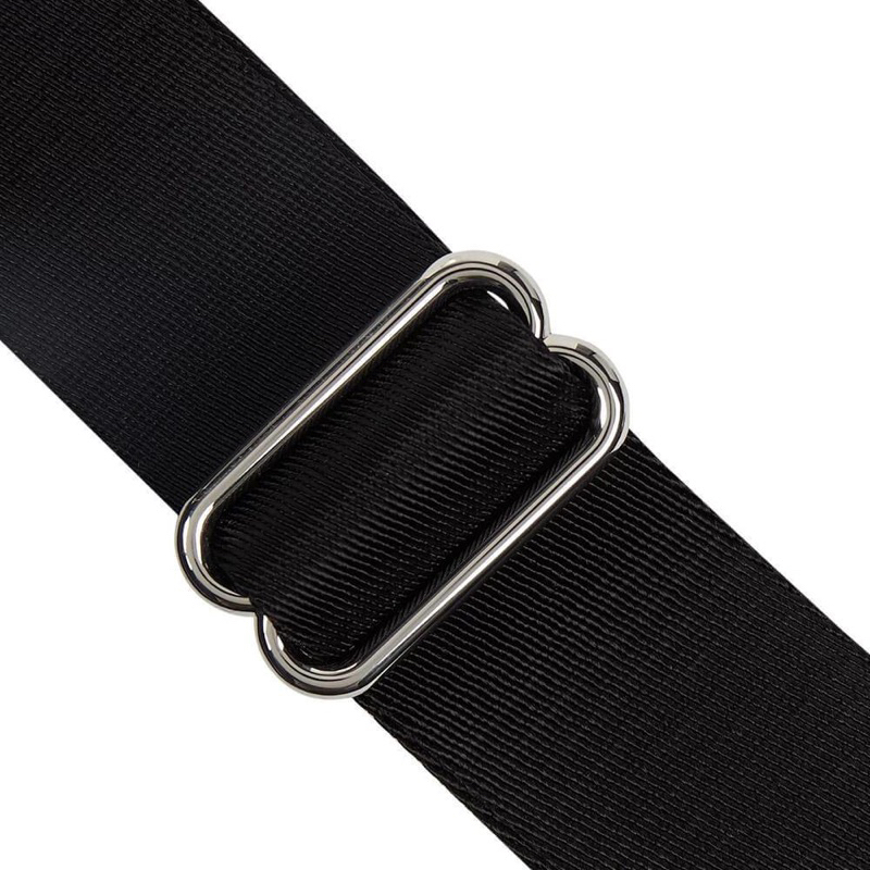 ⛔️Túi KL đeo chéo đeo thắt lưng nylon nhãn kim loại màu đen dành cho nam nữ Karl Lagerfeld/Karl Lagerfeld