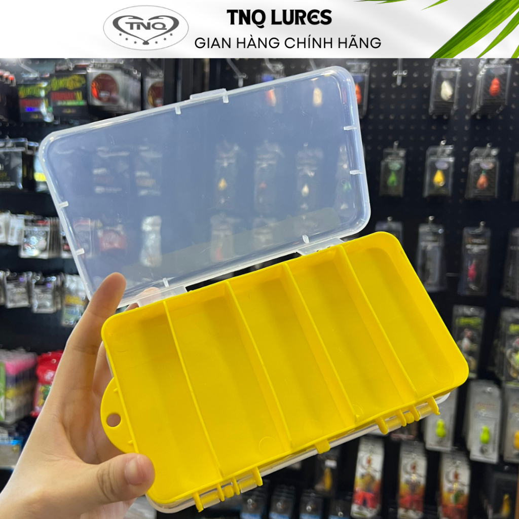Hộp đựng mồi 2 mặt  không kèm dây đeo  - TNQ LURES