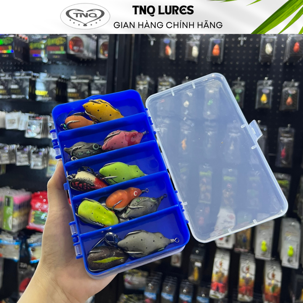 Hộp đựng mồi 2 mặt  không kèm dây đeo  - TNQ LURES