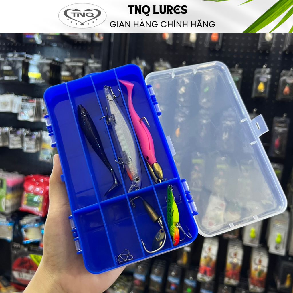 Hộp đựng mồi 2 mặt  không kèm dây đeo  - TNQ LURES