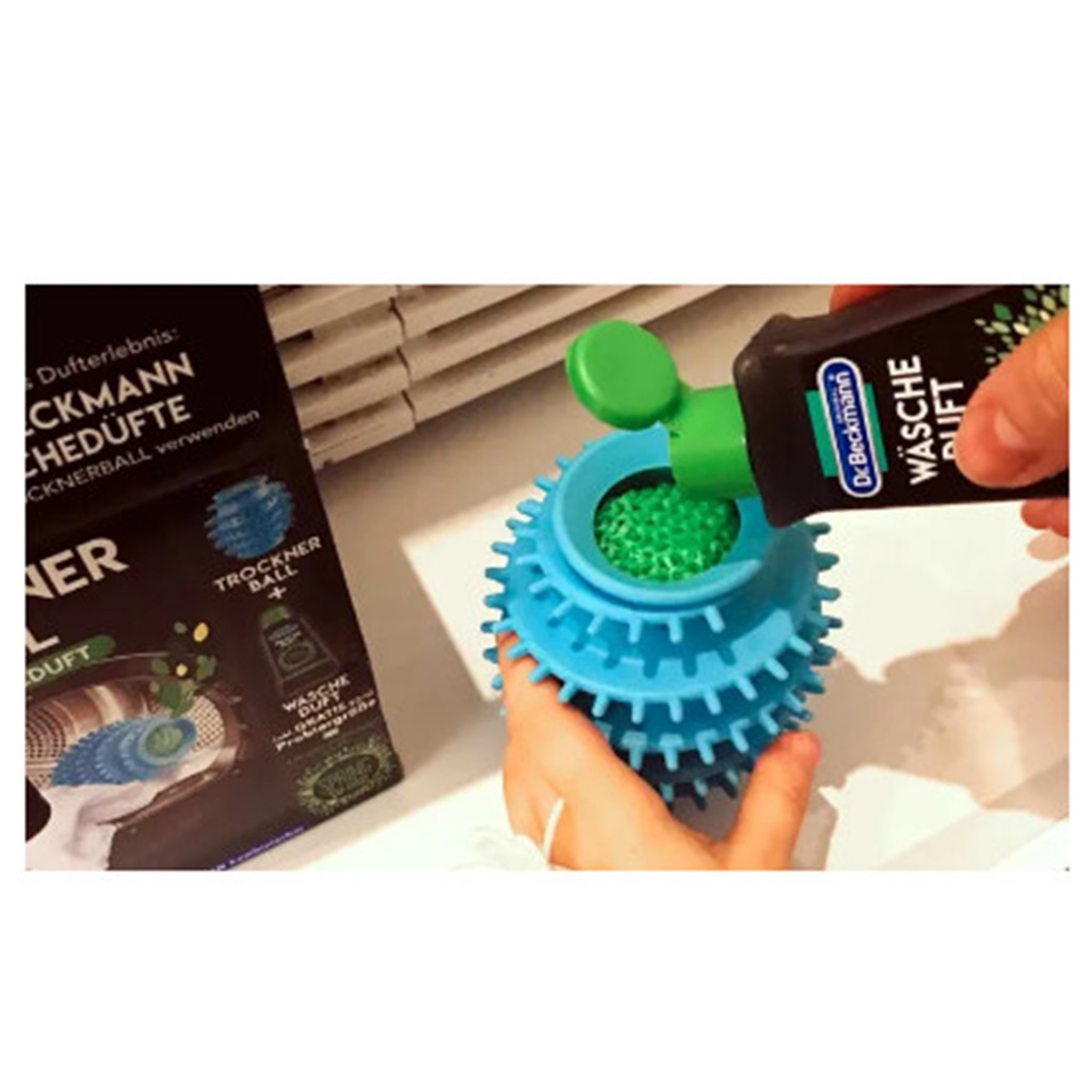 Bóng giặt Sấy Chống Nhăn Quần Áo  Dr.Beckmann Trockner Ball 50ml cho quần áo giặt sạch hơn, làm mềm vải