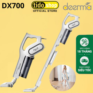 Máy hút bụi cầm tay deerma vacuum cleaner dx700s - dx700 ,công suất:600 , lực hút mạnh 15000pa , bảo hành 12 tháng