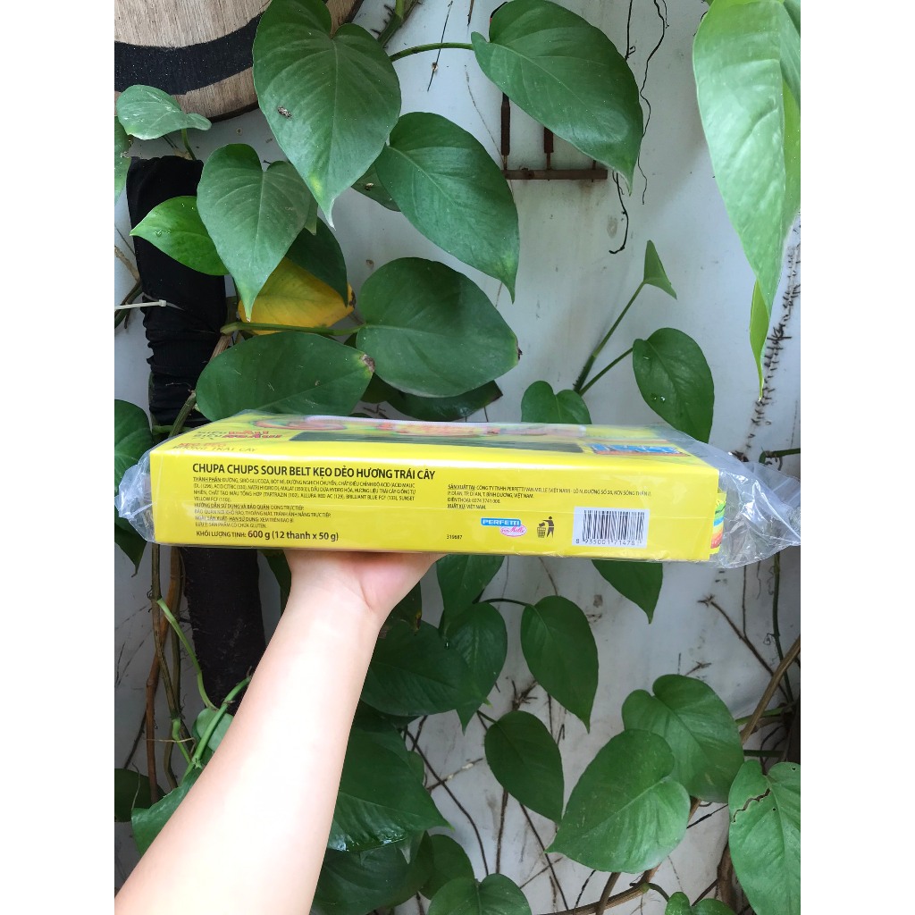 Kẹo Dẻo 1 Mét Chupa Chups Sour Belt Hương Trái Cây