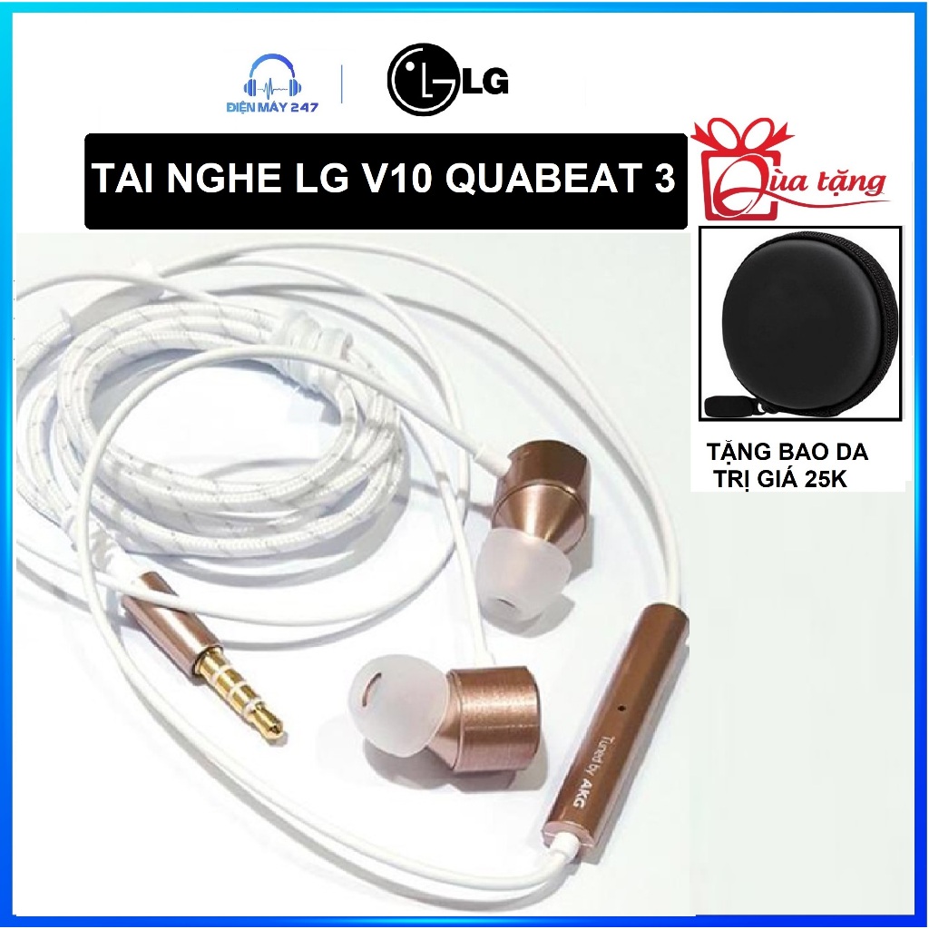 Tai nghe LG Wing V40 V50 V60 G8 G8 ThinQ Velvet V40 - Lỗi 1 đổi 1 - Chính hãng