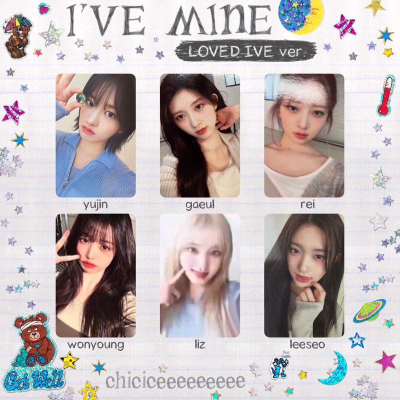 Album Ảnh IVE - MINE Album Nguyên Seal Hàng Chính Hãng được chọn ver