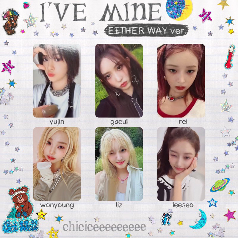 Album Ảnh IVE - MINE Album Nguyên Seal Hàng Chính Hãng được chọn ver