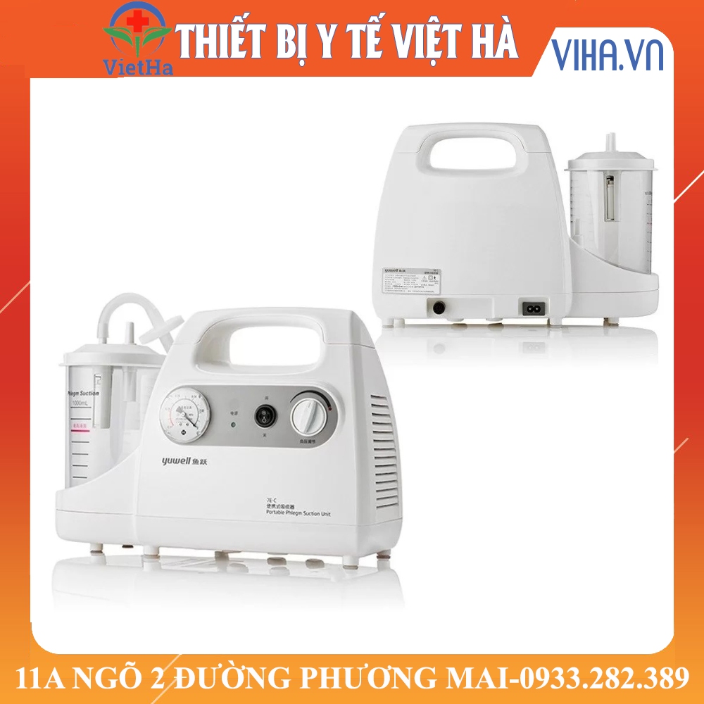 MÁY HÚT MŨI ĐỜM YUWELL 7E-C - HÚT MŨI, HÚT DỊCH TRẺ EM NGƯỜI LỚN CÔNG SUẤT CAO