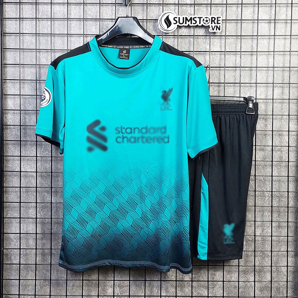 Áo Liverpool Đen Xanh Ngọc - Đồ Đá Banh Đẹp