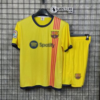 Áo Bóng Đá Barca Thủ Môn Vàng 2023 - Đồ Đá Banh Thể Thao Nam Nữ Mới Đẹp
