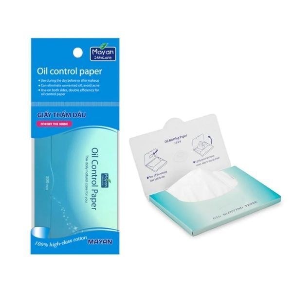 Giấy thấm dầu Mayan Oil Control / Powder Oil Control / Charcoal Oil Control Paper