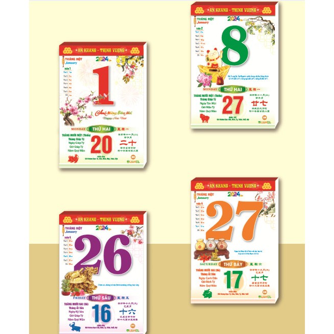 Lịch 2024 - Bloc Đại NN06