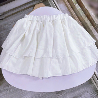 Chân váy tầng lưng chun trơn xốp