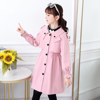 Váy thu đông cho bé gái S4 chất kaki siêu mềm size đại từ 14-45kg