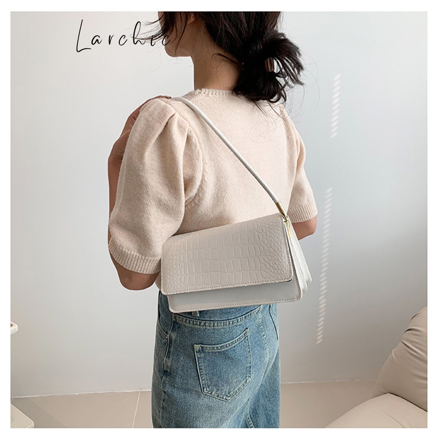 Túi Kẹp Nách, Đeo Vai Nữ Size 24 Phong Cách Hàn Quốc Hot Trend 2023 Larchic LC0017