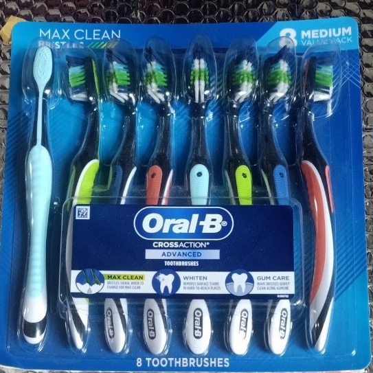 Bàn chải Oral-B Crossaction Advanced Costco bàn chải đánh răng toothbrush của Mỹ