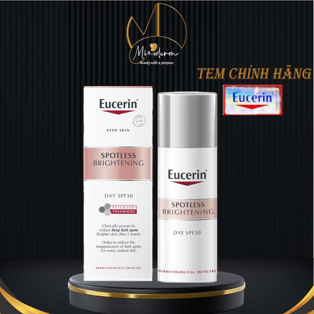 Kem dưỡng trắng da ban ngày Eucerin Spotless Brightening Day SPF30 có chống nắng 50ml
