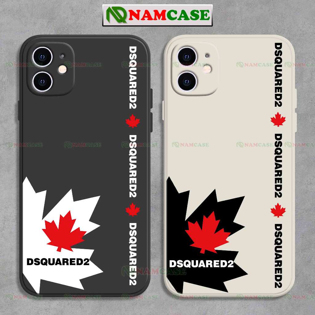 Ốp lưng iphone icon dsquared 2 dsquared2 cạnh vuông chống sốc silicon dẻo ip 6/6s/7/8/X/XS/11/12/13/14/15 Pro Plus Max
