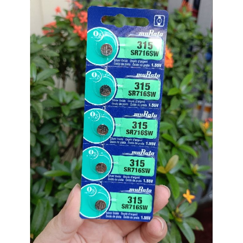 Viên pin đồng hồ SR716SW SR716 315 716 Murata( Sony) 1,55V chính hãng nhật bản