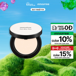  Phấn phủ che phủ lỗ chân lông dạng nén innisfree Pore Blur Pact 12.5g