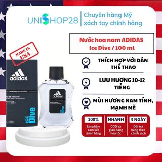 Nước hoa nam adidas ice dive chính hãng 100ml unishop28