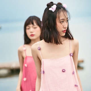 Đầm Amellia chất liệu Organza & lót lụa tổng hợp hai dây đính hoa
