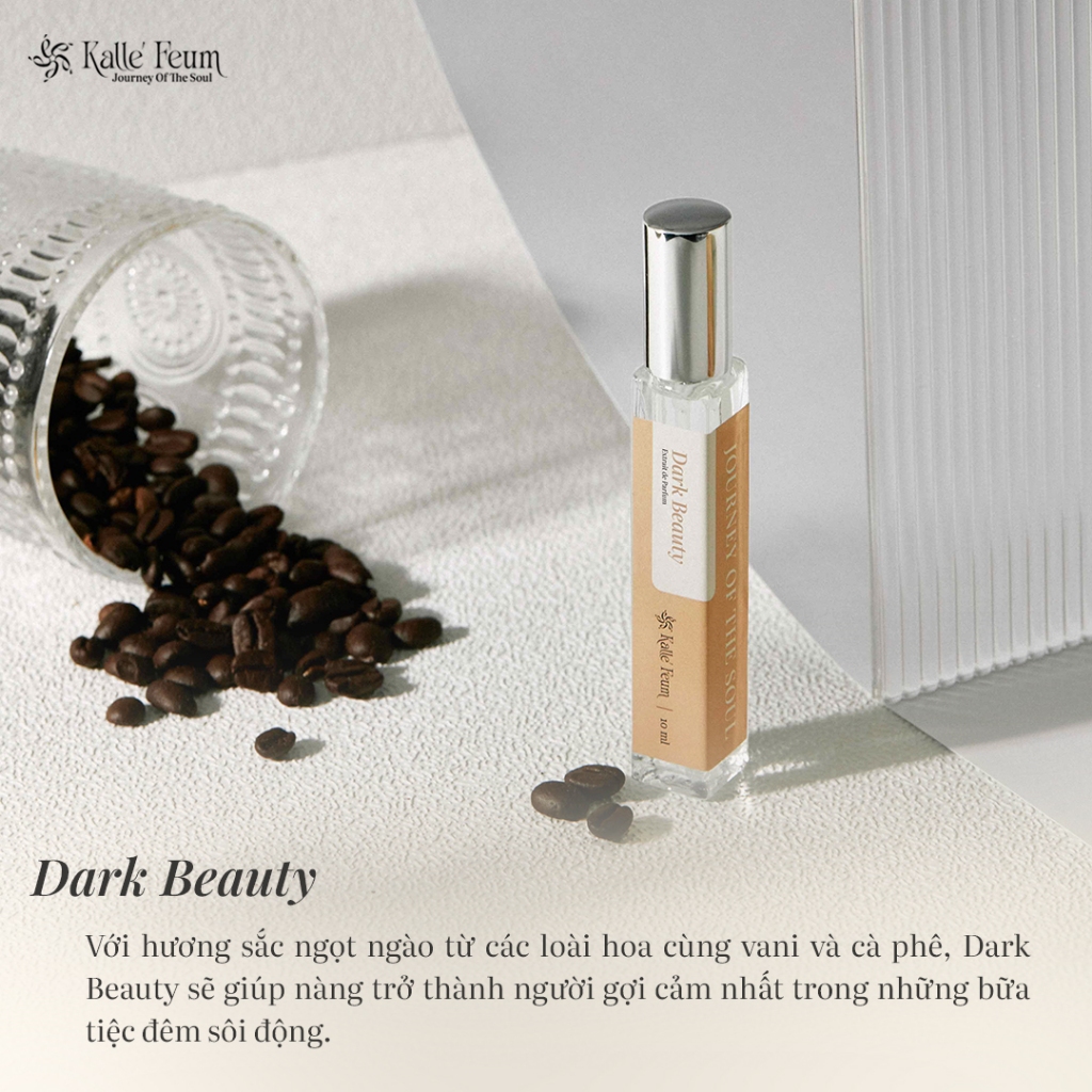 Tinh Dầu Nước Hoa Nữ DARK BEAUTY Mùi Hương Quyến Rũ, Ngọt Đậm Lên Bar, Đi Date Dạng Xịt | Kalle' Feum