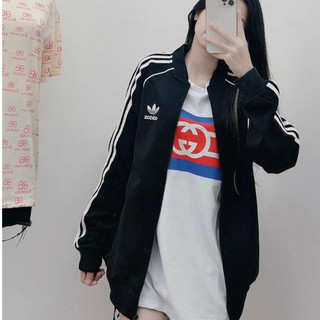 Áo Khoác Adidas Dày Dặn Chống Gió Chất Umi Gân Co Giãn Tốt - Áo Bomber 3 Sọc Nam Nữ Thể Thao( Logo Sai )