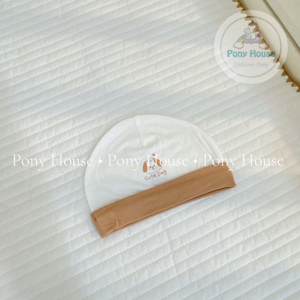 Mũ Sơ Sinh La Pomme Siêu Mềm Mịn Cho Bé Trai Bé Gái Sơ Sinh/Newborn/NB