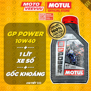 [MTVV] Dầu nhớt xe số MOTUL GP Power 4T 10W40 SL MA2 1 Lít Gốc Khoáng<END>