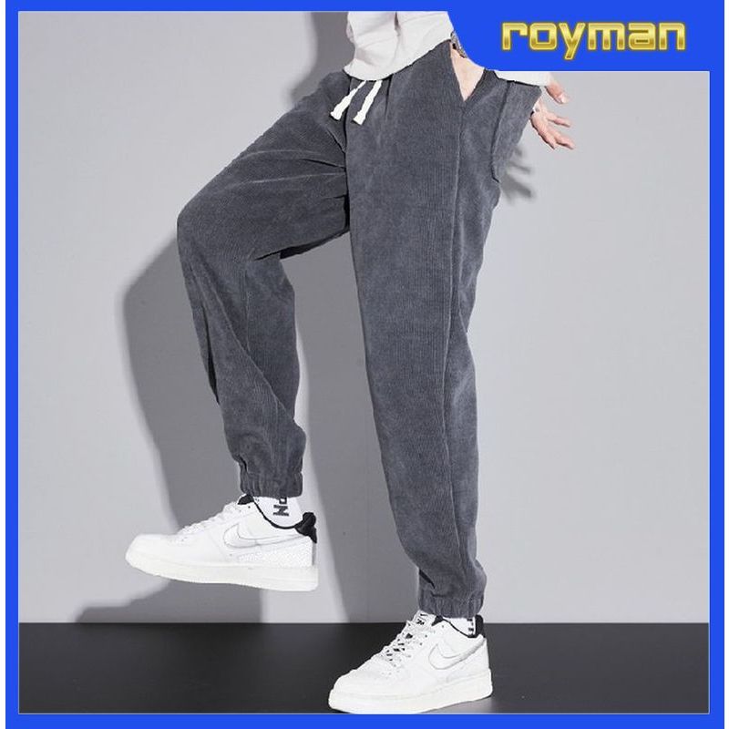 Quần Jogger Nam Nữ Chất Nhung Tăm Cao Cấp, Quần Thể Thao Nam Thu Đông Phong Cách Trẻ Trung JO06 - ROYMAN
