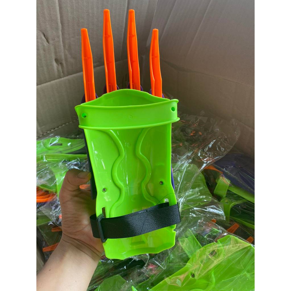 MÓNG VUỐT SÓI,ĐỒ CHƠI MÓNG VUỐT CÀ RỐT GIẢI NÉN HÌNH MÓNG VUỐT CÓ THỂ THU GỌN LÀM QUÀ TẶNG CHO BÉ