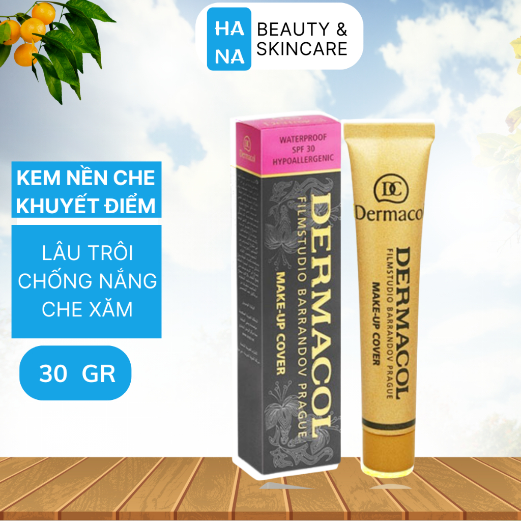Kem Nền Che Khuyết Điểm,  Dermacol Make up Cover 30g