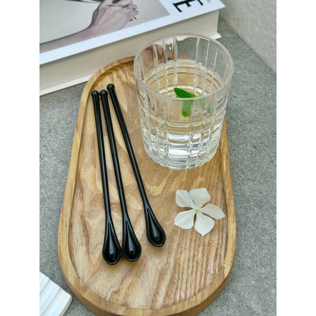 Set 3 thìa khuấy 20cm nhựa cao cấp PP Echo Japan