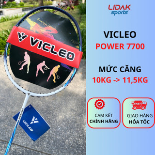  Vợt cầu lông Vicleo Power 7700 chính hãng căng 10kg 11kg khung carbon siêu nhẹ giá rẻ công thủ toàn diện - LIDAK SPORT 