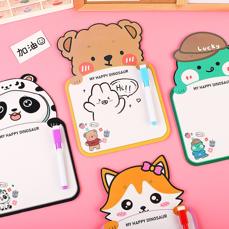 Bảng vẽ viết cho bé có thể xoá dễ dàng, đồ dùng học tập cute dễ thương văn phòng phẩm tiện dụng cho học sinh E1460