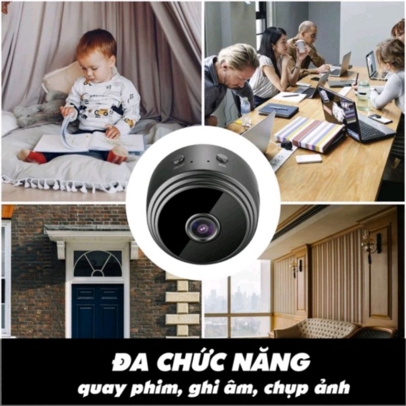 Camera A9 WiFi Không dây 1080P HD , Có Hồng Ngoại