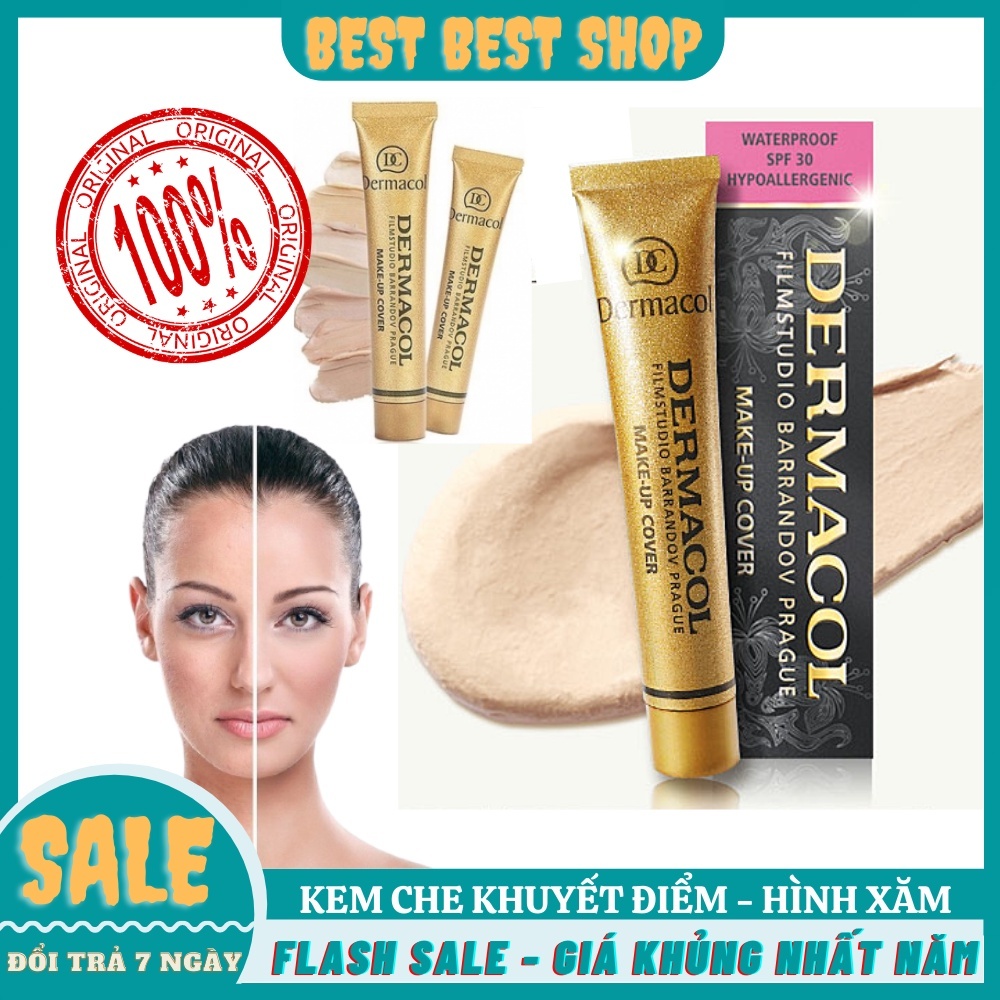 Kem Nền Che Khuyết Điểm,  Dermacol Make up Cover 30g