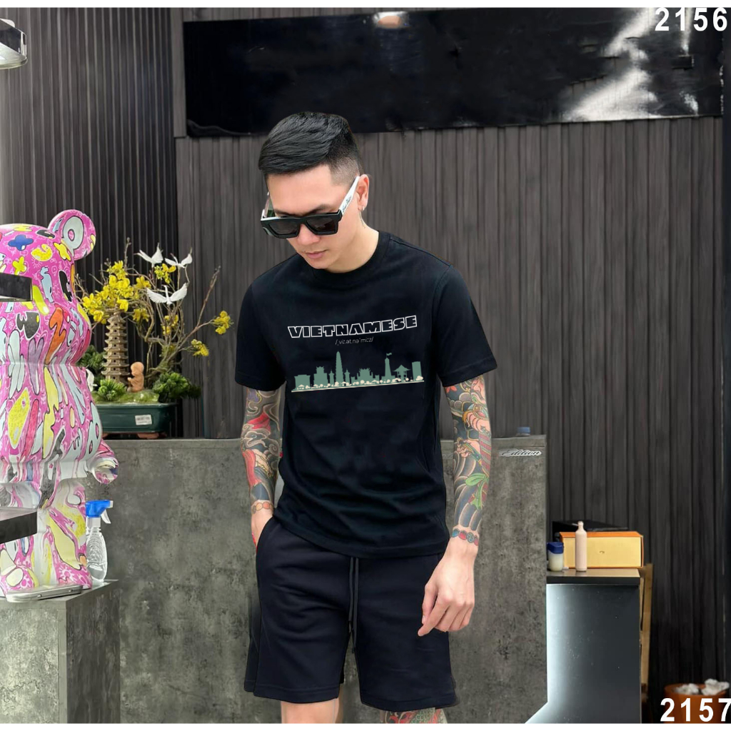 Áo thun nam nữ Aloha A005 Vietnamese Unisex vải thun cotton co giãn tốt