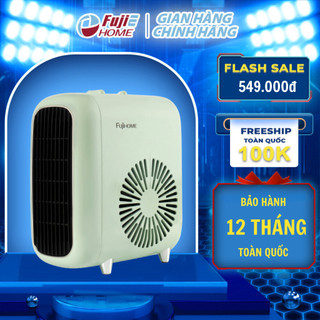 Quạt sưởi để bàn Fujihome FH1200 công nghệ nhiệt gốm, không đốt cháy oxy, tự động ngắt khi quá nhiệt, bảo hành 12 tháng
