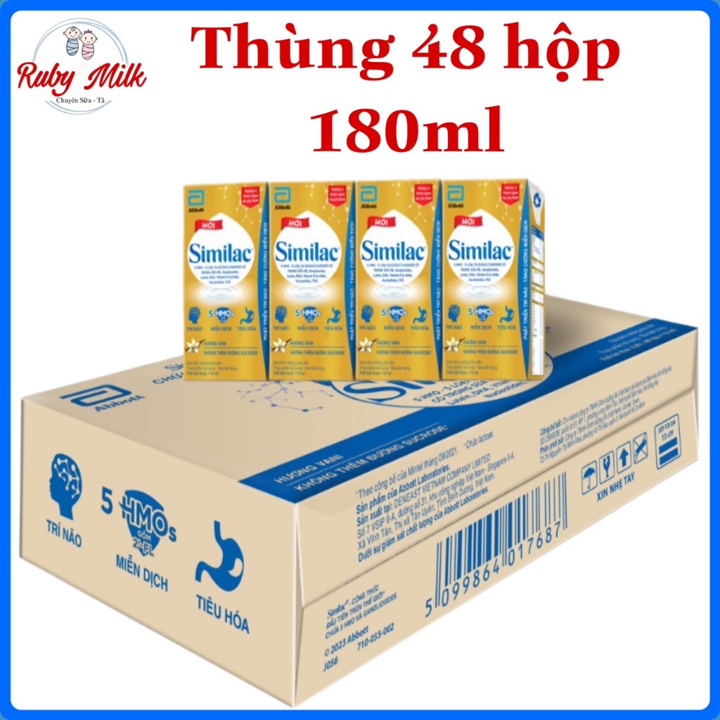 Thùng 48 hộp Sữa bột pha sẵn Similac IQ 110m/180ml