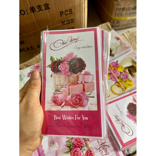 Combo 50 thiệp chúc mừng + phong bì