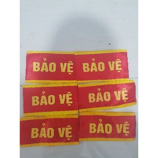 Băng tay bảo vệ , trực ban