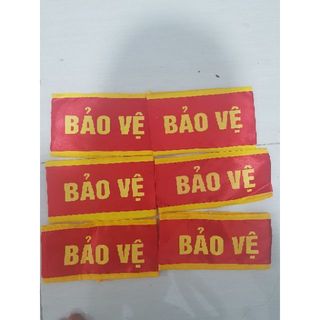 Băng tay bảo vệ , trực ban