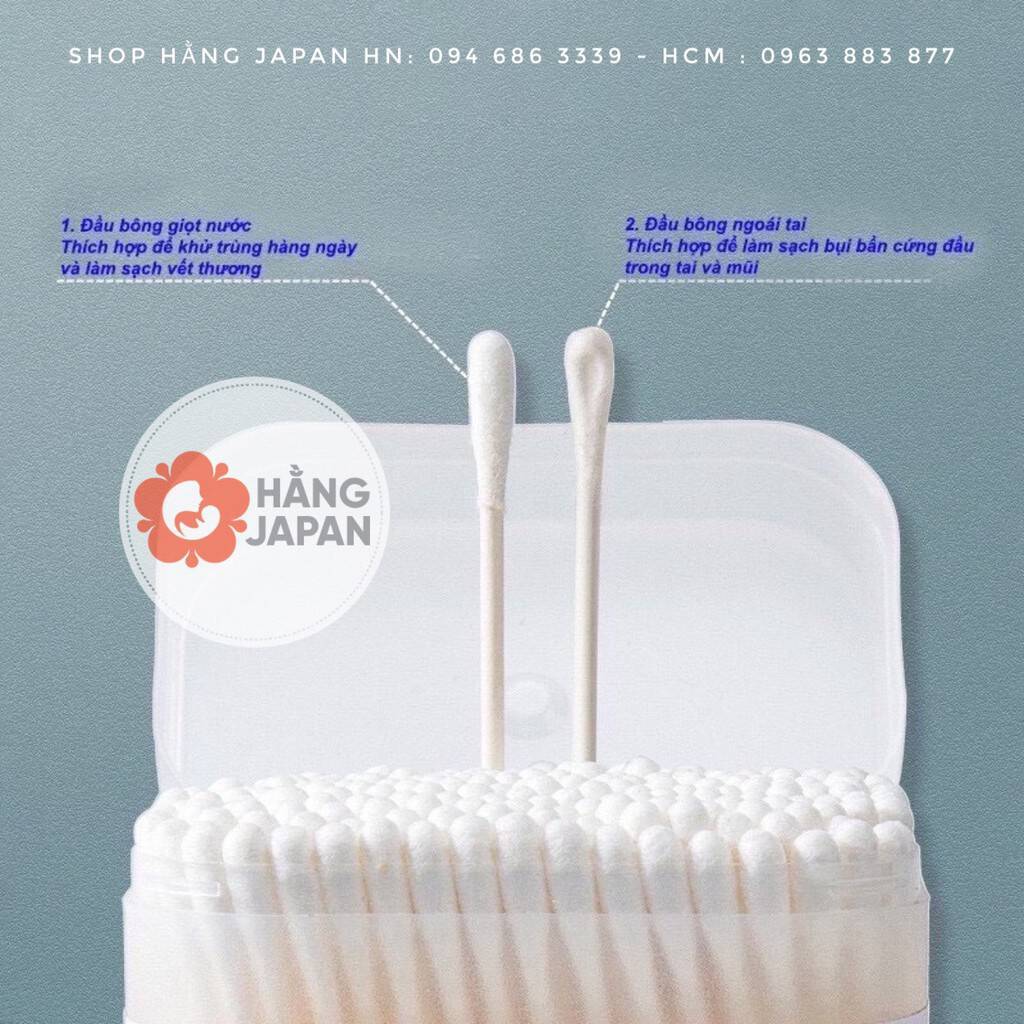 Tăm bông cao cấp VCOOL vệ sinh răng miệng mắt mũi cho bé - Hàng chính hãng