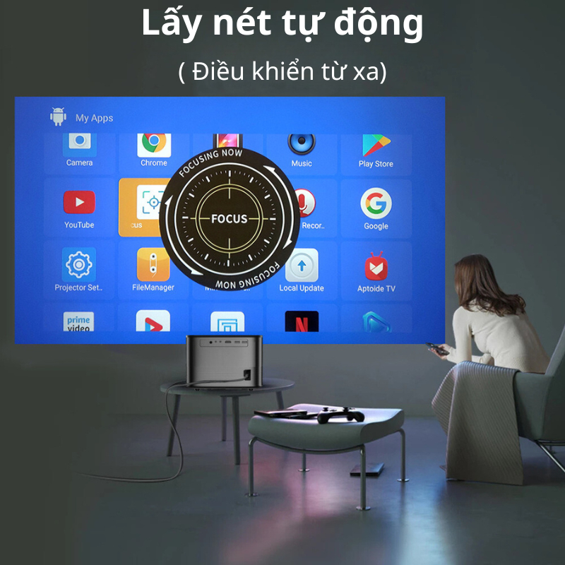 Máy chiếu mini KAW KP950 Full Hd Siêu nét , Kết nối điện thoại, laptop dễ dàng, dạy học, văn phòng, Bảo hành 1tháng